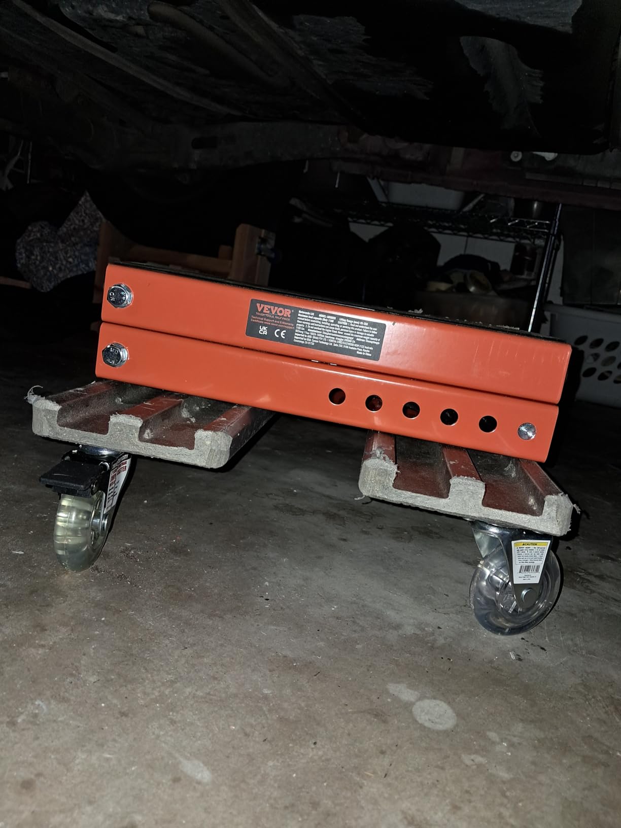 VEVOR Motorcycle Lift, 1100 lbs Motorcycle Scissor Lift Jack with Wide Deck & Lock Pin, 3.74