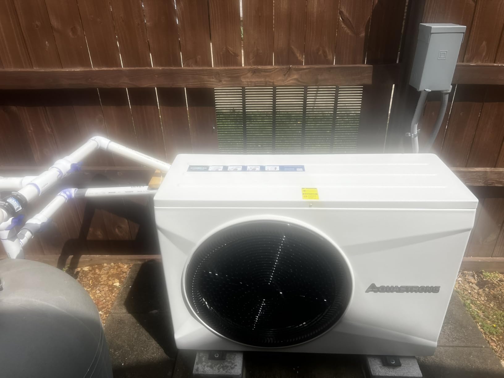 AQUASTRONG Swimming Pool Heat Pump,Pool Heater for Above Ground and Inground Pool, Heating and Cooling Pool Heater, for 6500 Gallons customer photo 1