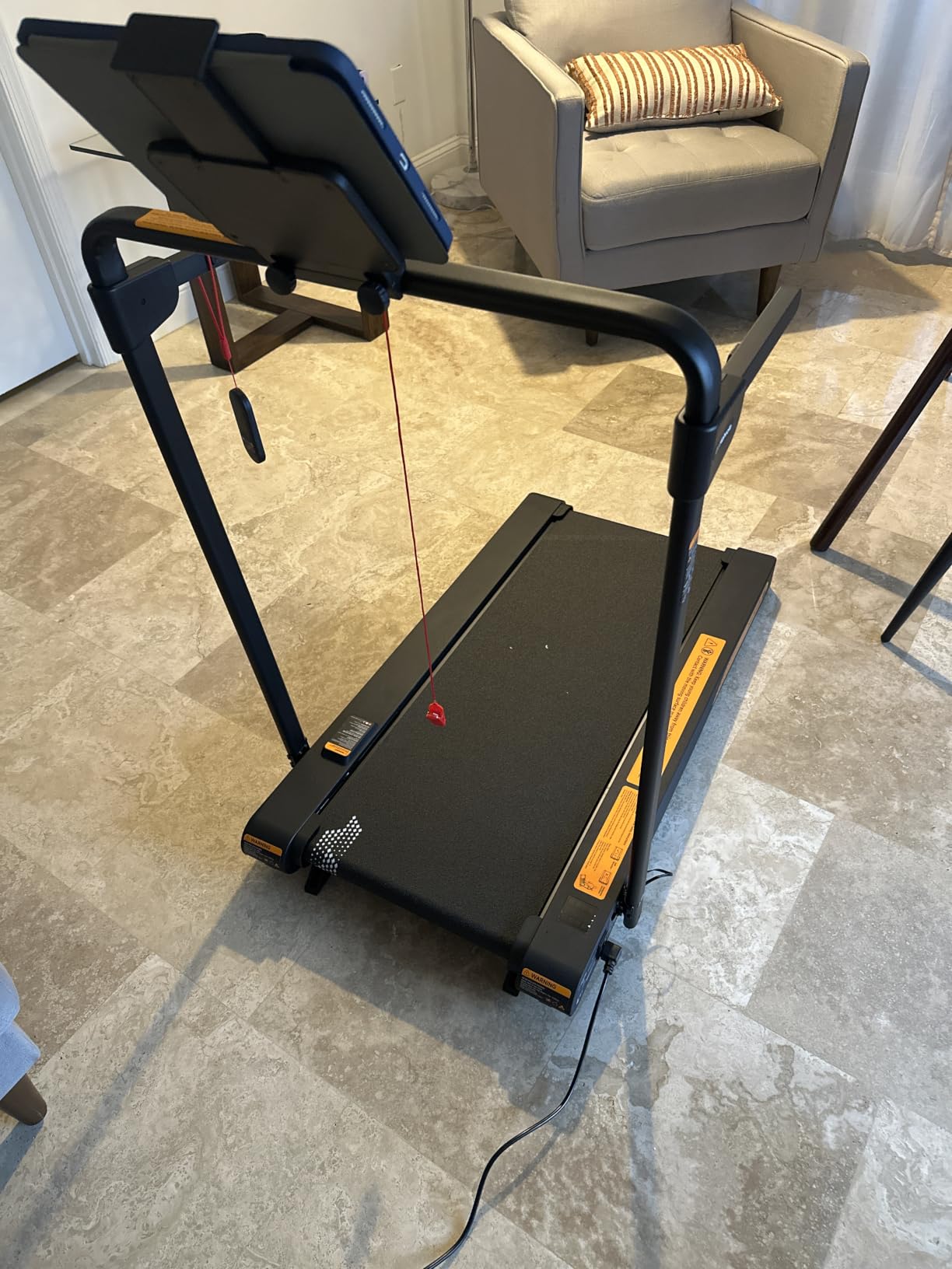 Mahrole Walking Pad with Vibration Plate and Handle Bar, Foldable Treadmill | Walking Vibration Pad, 4 in 1, Under Desk Treadmill for Home, 750W Quiet Motor, Smart APP, Foldable Handle Bar, Manual Incline customer photo 2