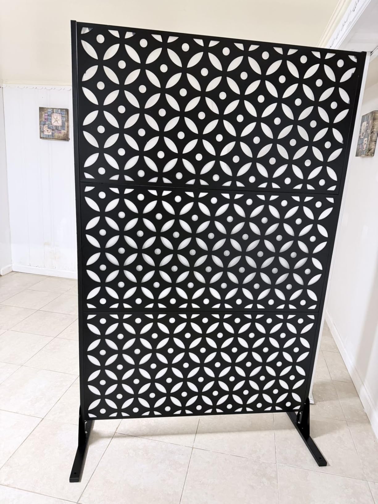 Metal Outdoor Privacy Screen Freestanding Privacy Screens, 72