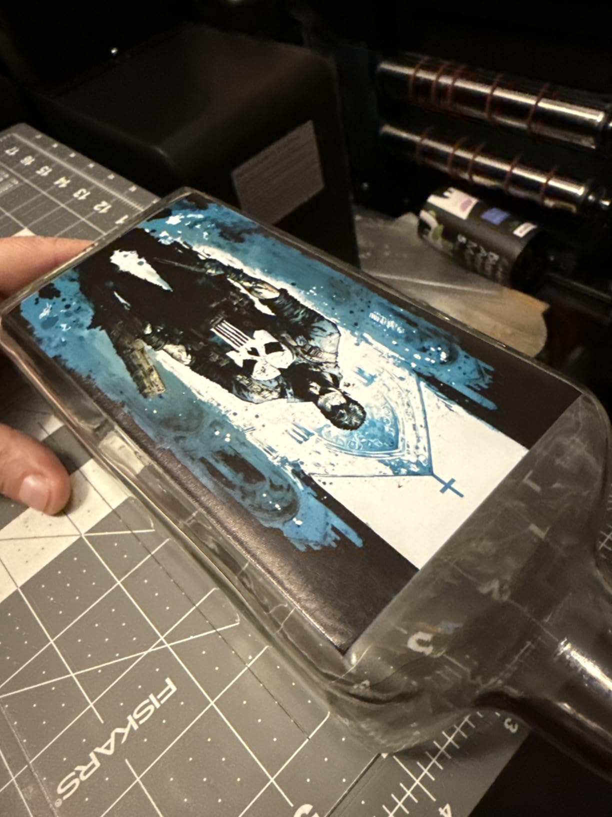 DXZ 2026 Upgraded A4 UV Printer, UV Flatbed Printer with 3D Emboss Printing, White Ink Mixing System, 1440x2880 DPI, Direct-to-Object Printer for Acrylic, Glass, Wood, Metal & Phone Cases customer photo 1