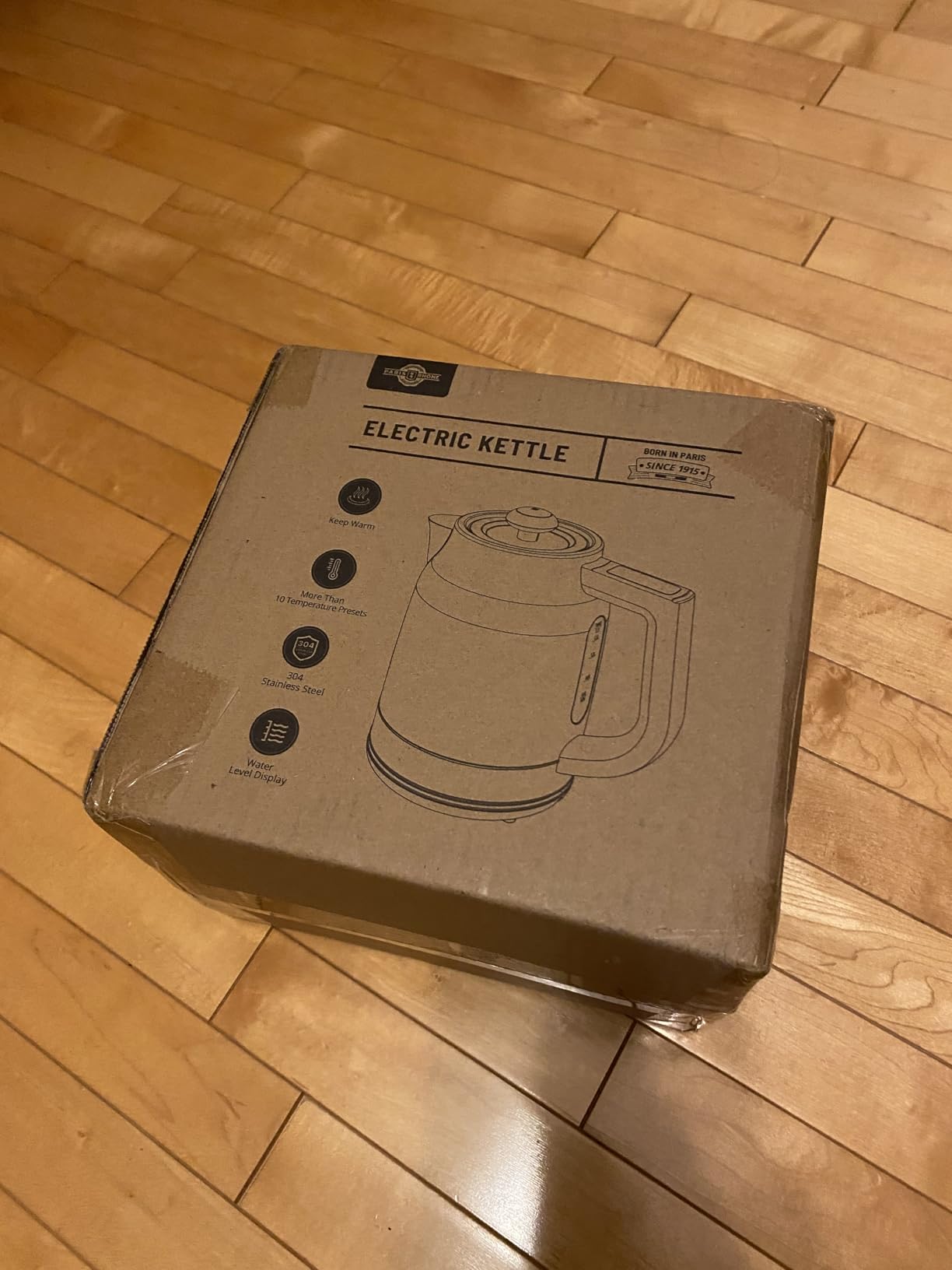 1.7L Electric Tea Kettle, 6 Precise Temperature Presets Stainless Steel Electric Kettle Temperature Control,1500W Fast Boiling Hot Water for Oolong & Green Tea with Strix Control customer photo 2