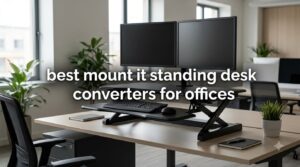 best mount it standing desk converters for offices
