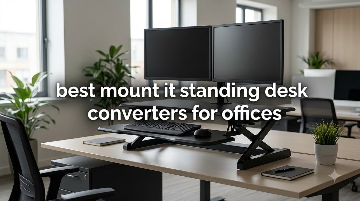 best mount it standing desk converters for offices