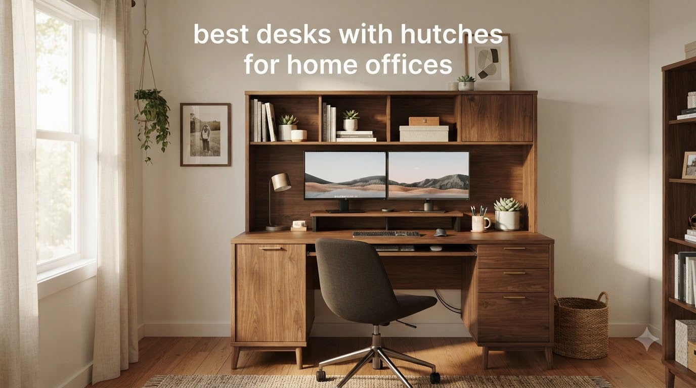 best desks with hutches for home offices