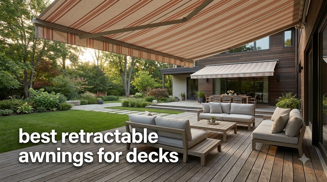 best retractable awnings for decks