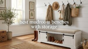 best mudroom benches with storage