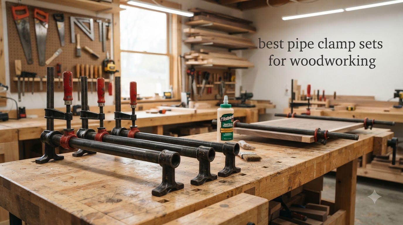 best pipe clamp sets for woodworking