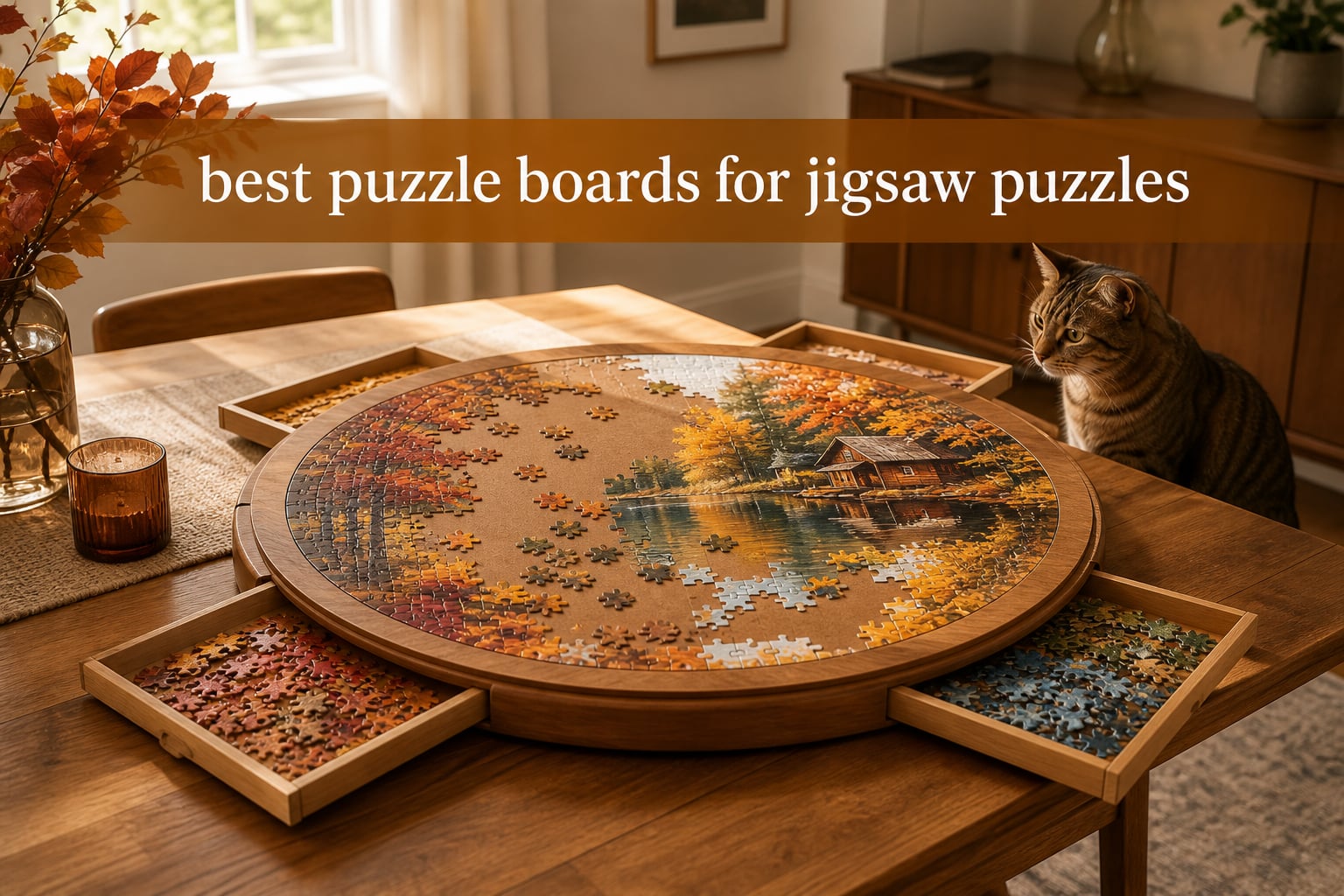 best puzzle boards for jigsaw puzzles