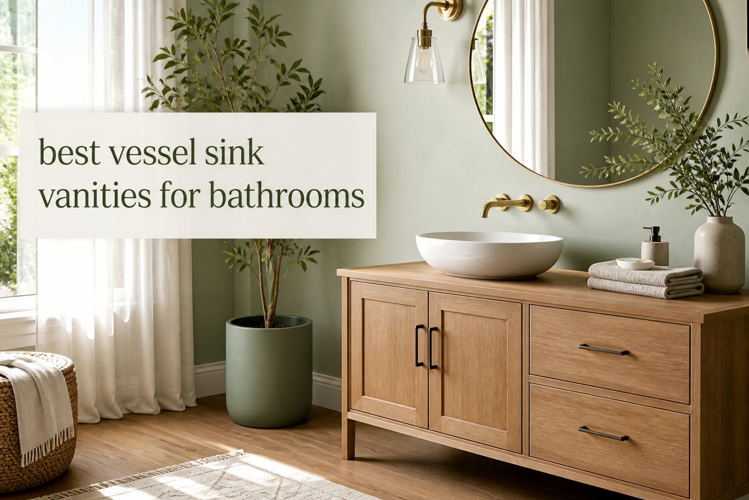 best vessel sink vanities for bathrooms