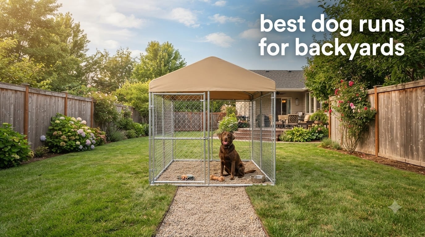 best dog runs for backyards