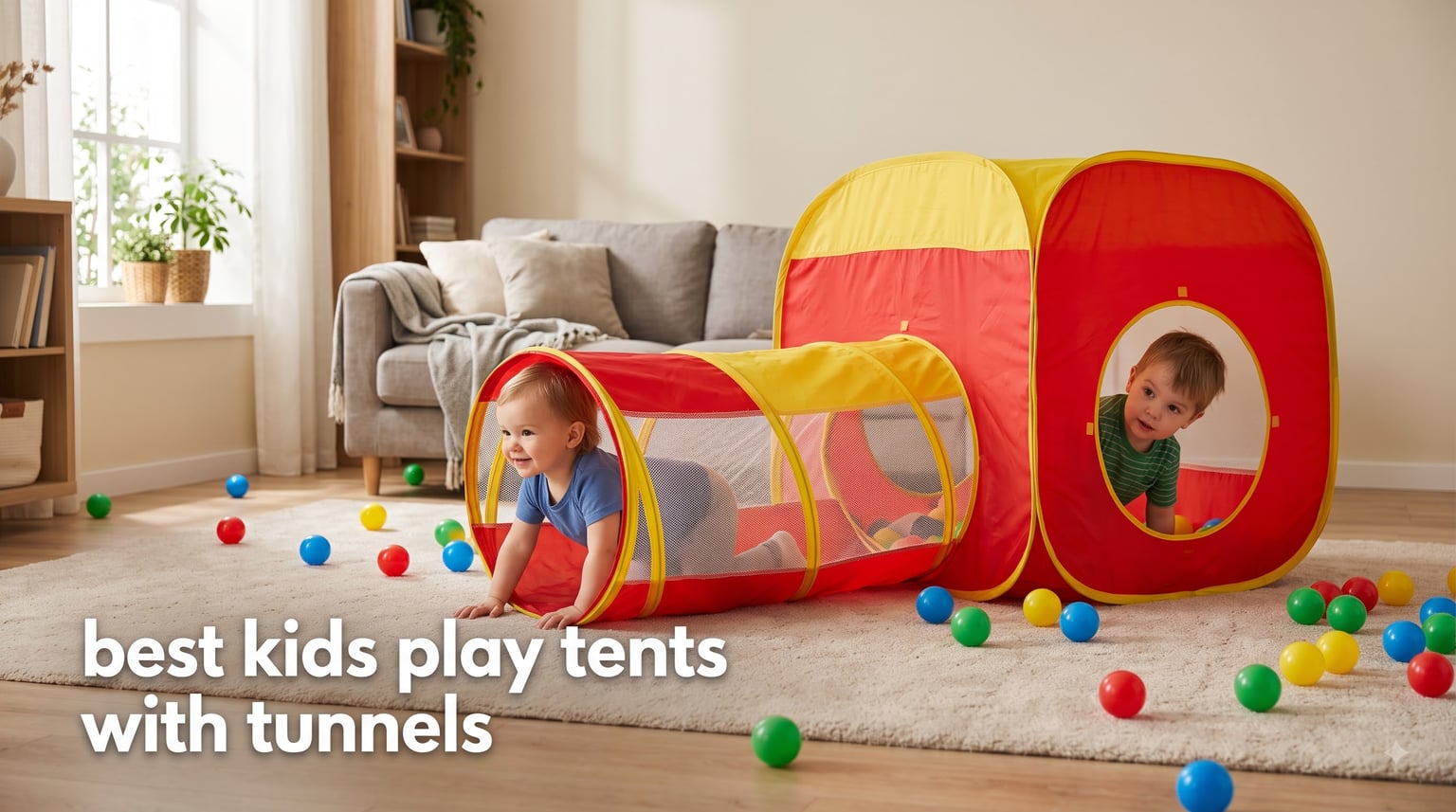 best kids play tents with tunnels
