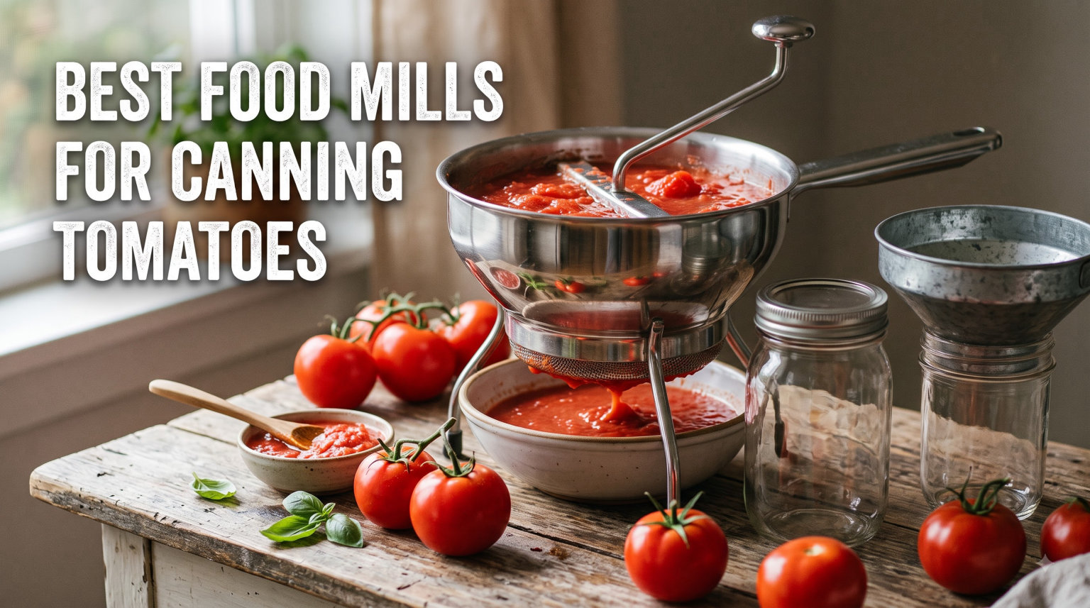 best food mills for canning tomatoes