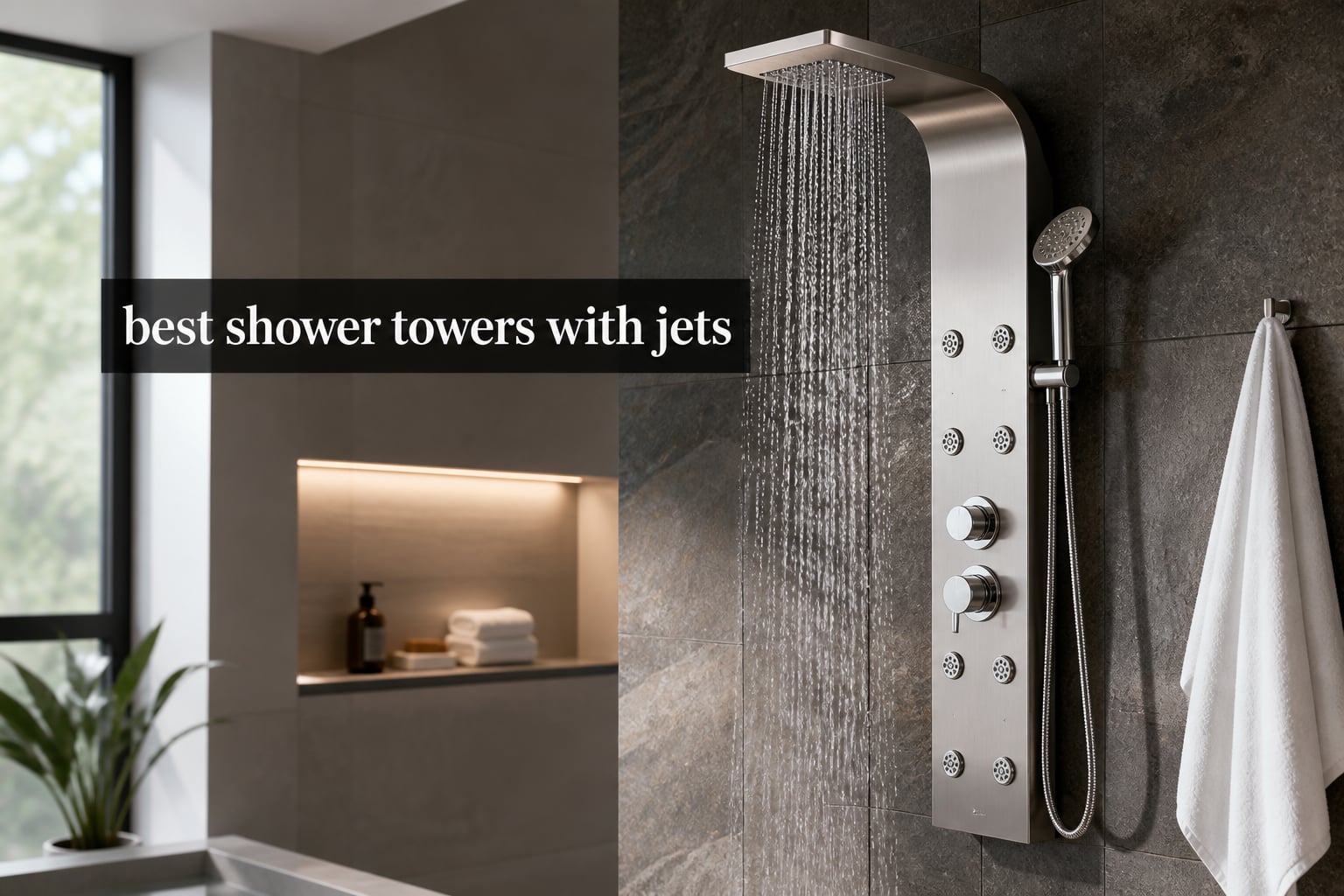 best shower towers with jets