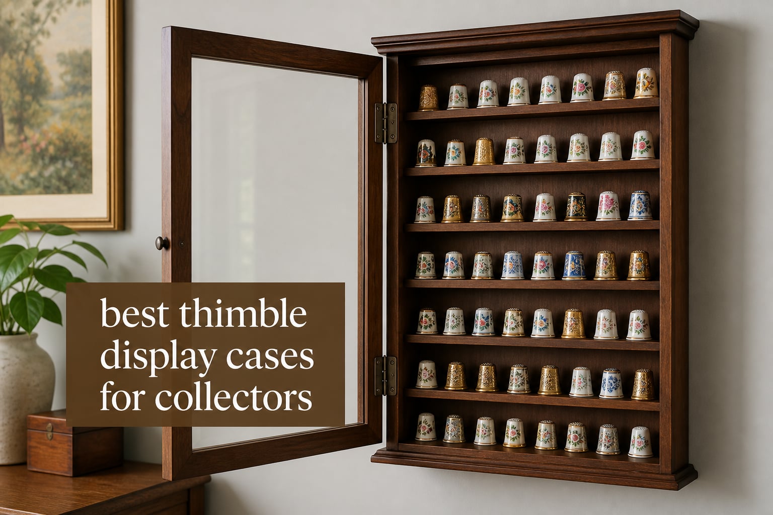 best thimble display cases for collectors