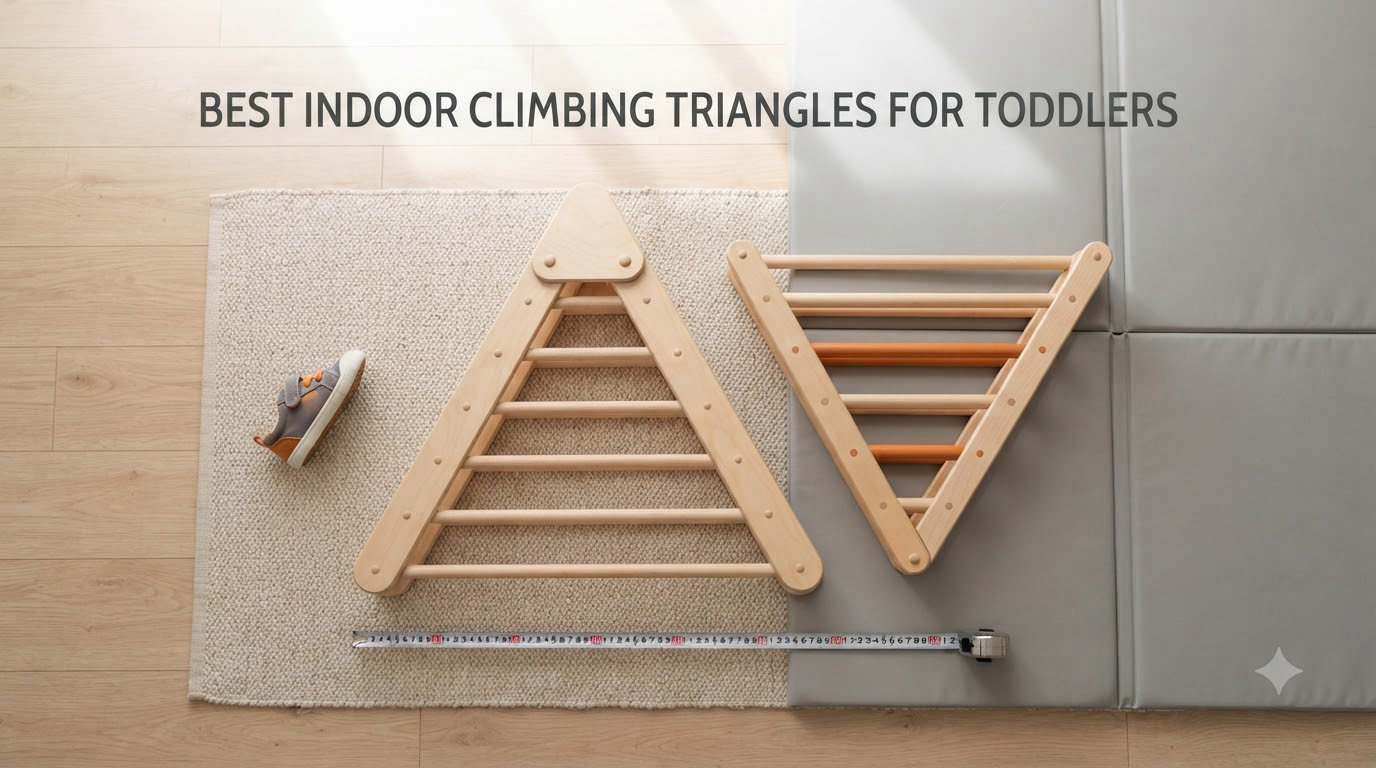 best indoor climbing triangles for toddlers