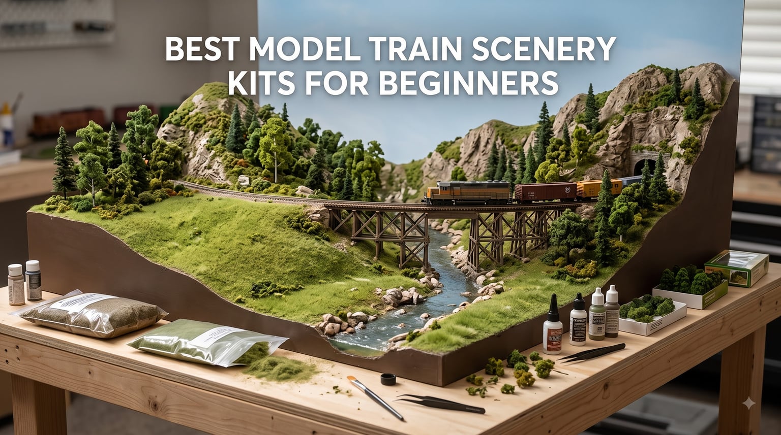 best model train scenery kits for beginners