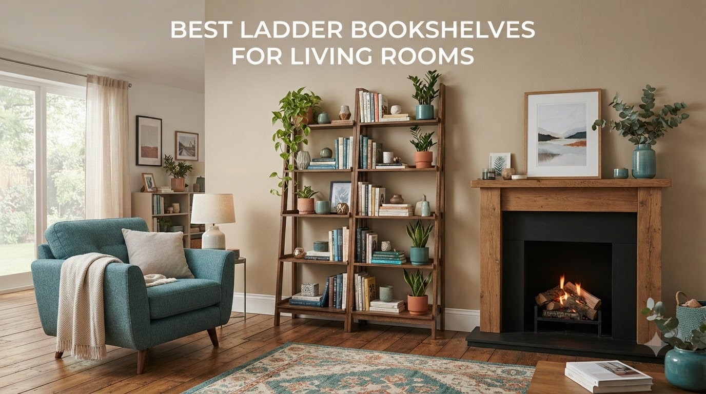 best ladder bookshelves for living rooms