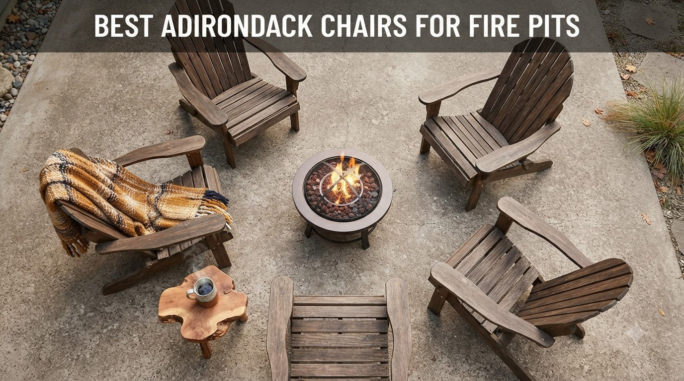 best adirondack chairs for fire pits