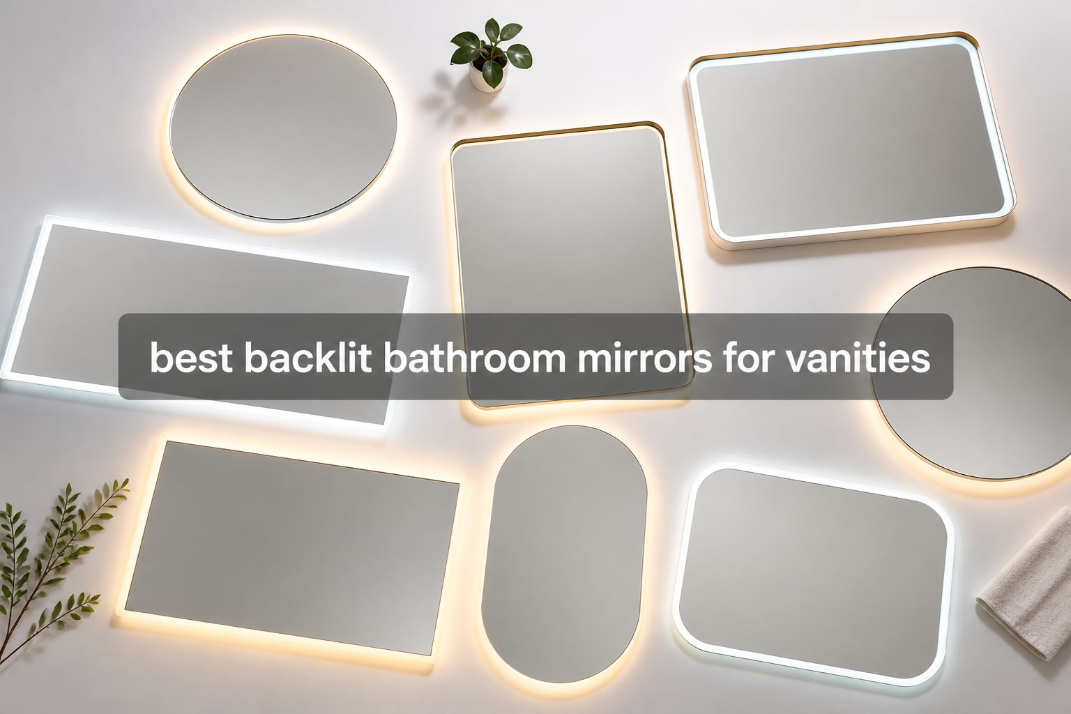 best backlit bathroom mirrors for vanities
