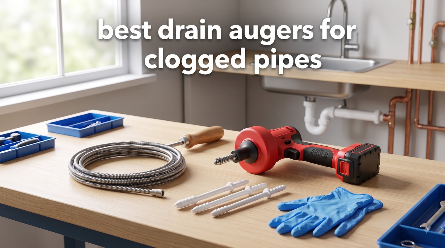 best drain augers for clogged pipes