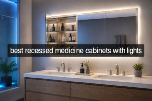 best recessed medicine cabinets with lights