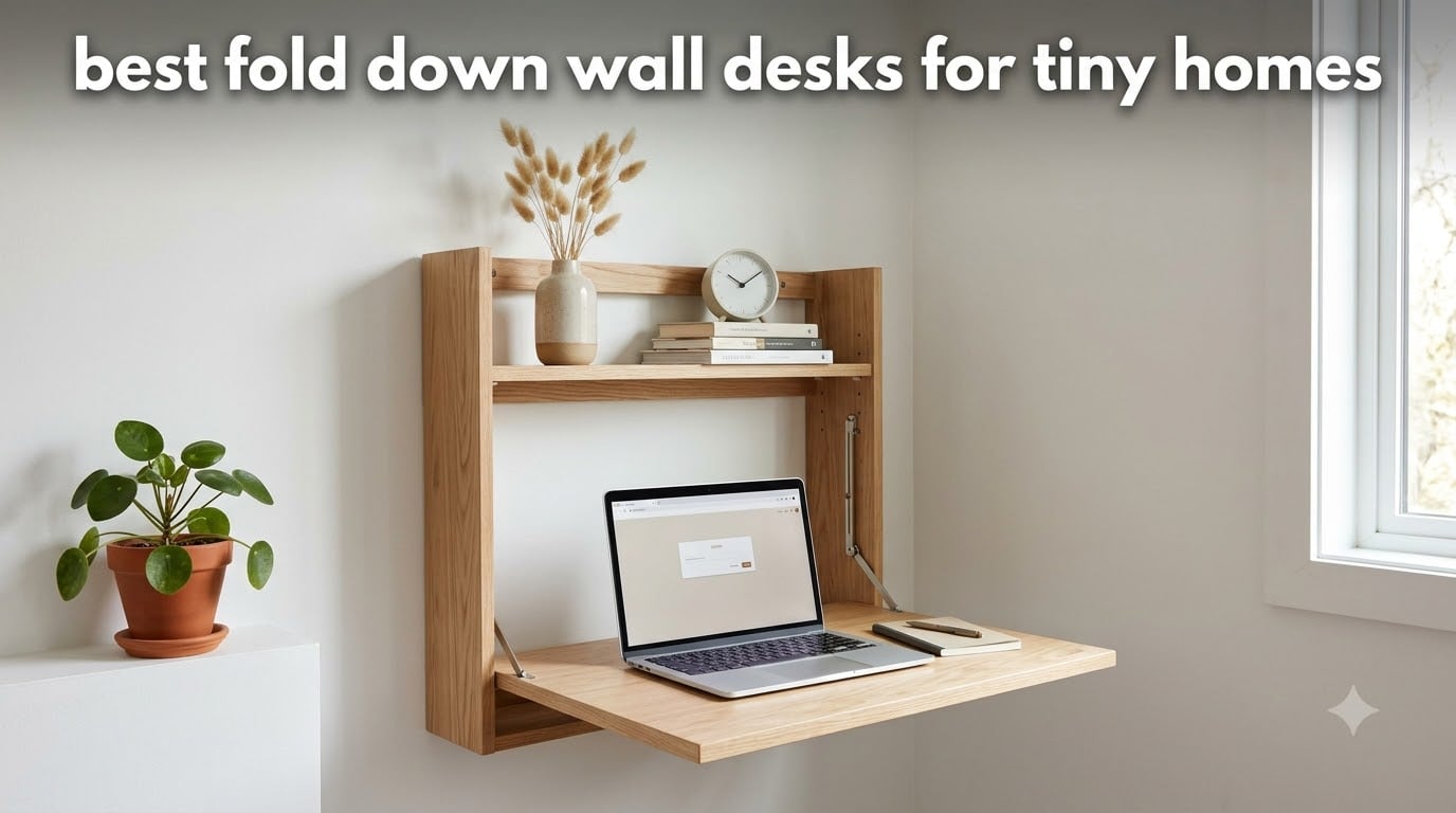 best fold down wall desks for tiny homes