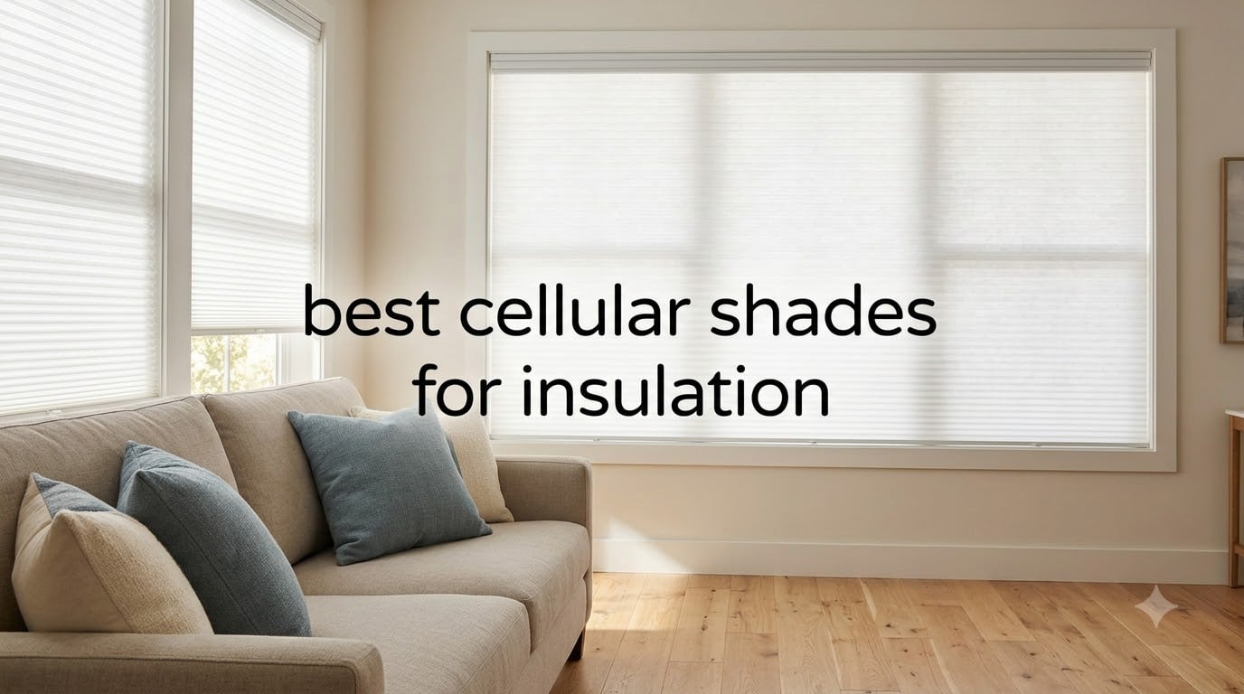 best cellular shades for insulation
