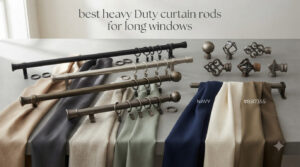 best heavy duty curtain rods for long windows