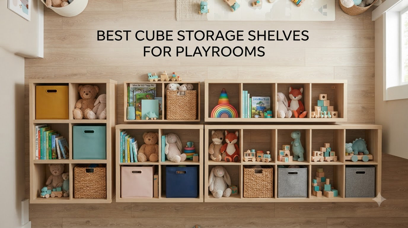 best cube storage shelves for playrooms