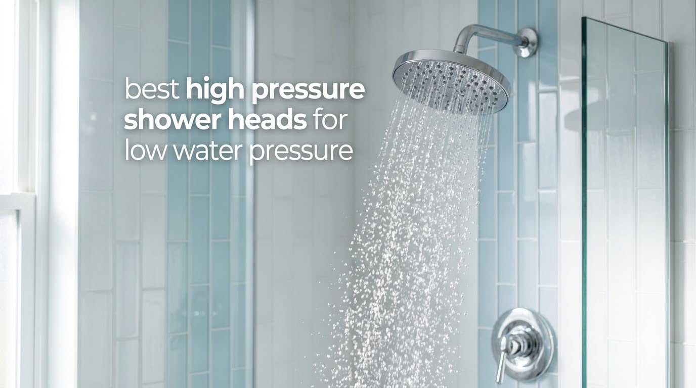 best high pressure shower heads for low water pressure