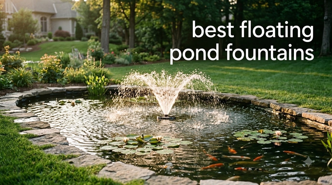 best floating pond fountains