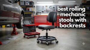 best rolling mechanic stools with backrests