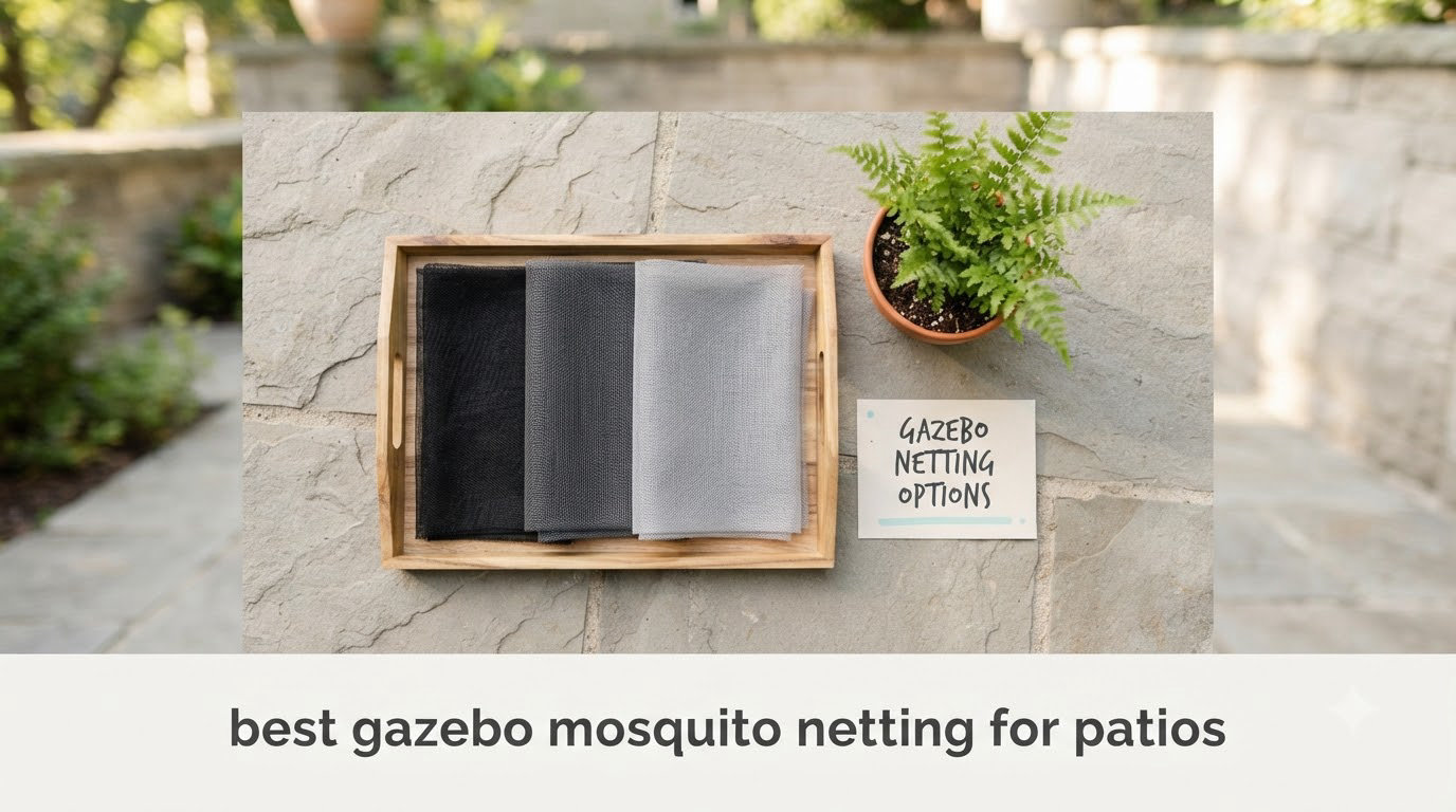 best gazebo mosquito netting for patios