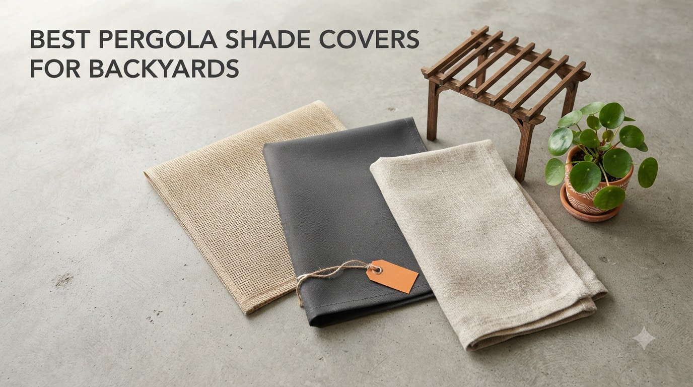 best pergola shade covers for backyards