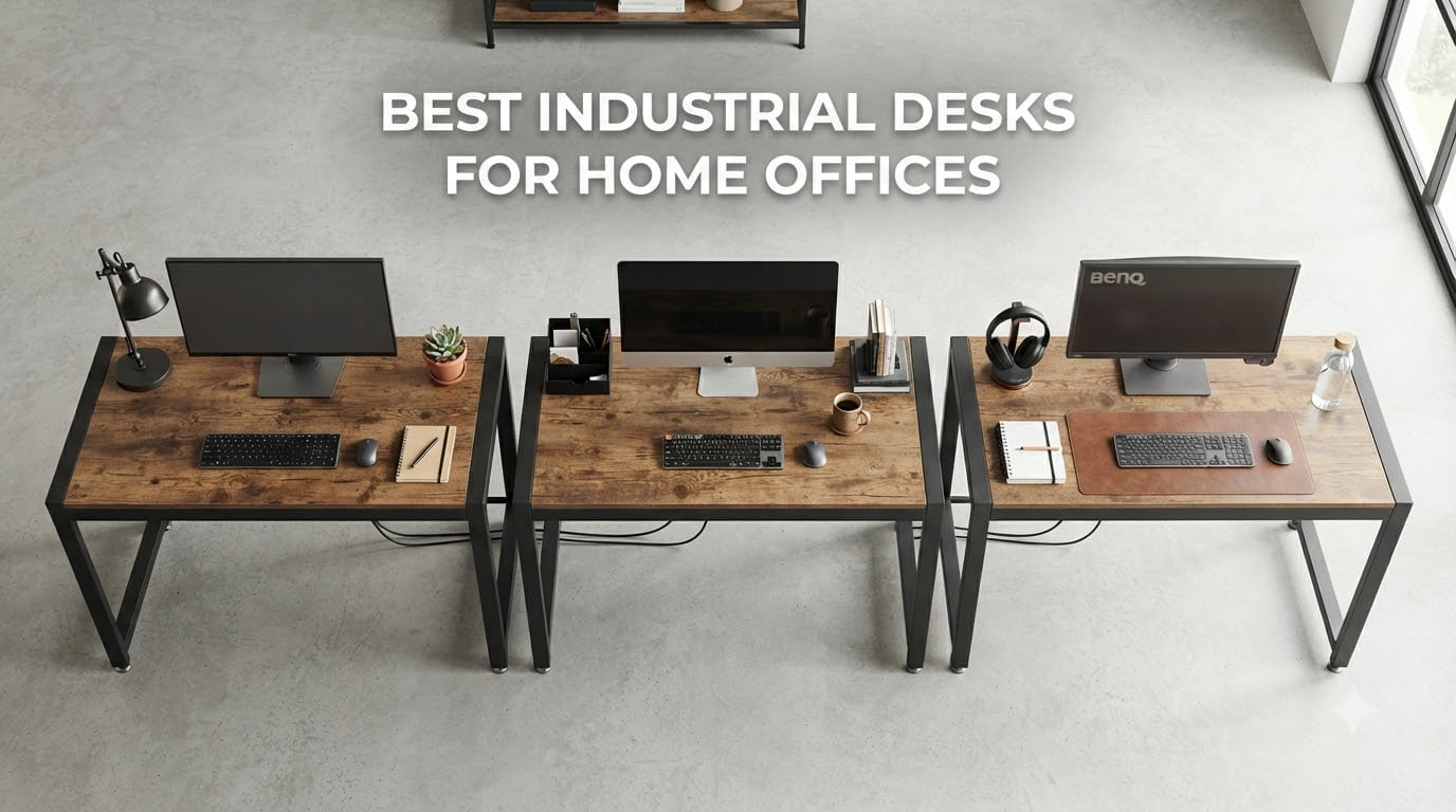 best industrial desks for home offices