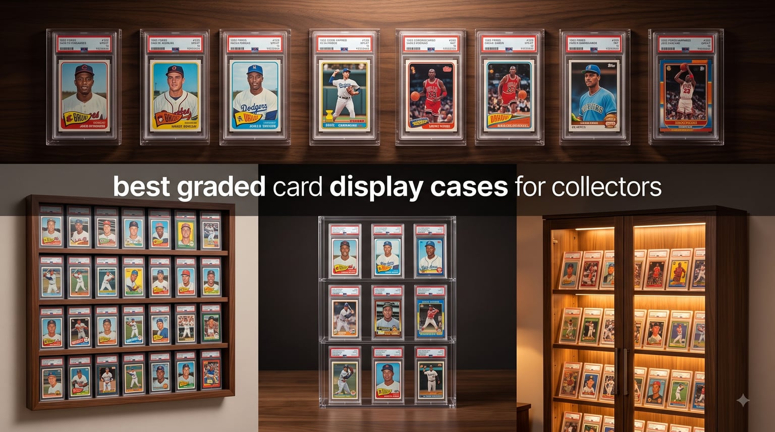 best graded card display cases for collectors