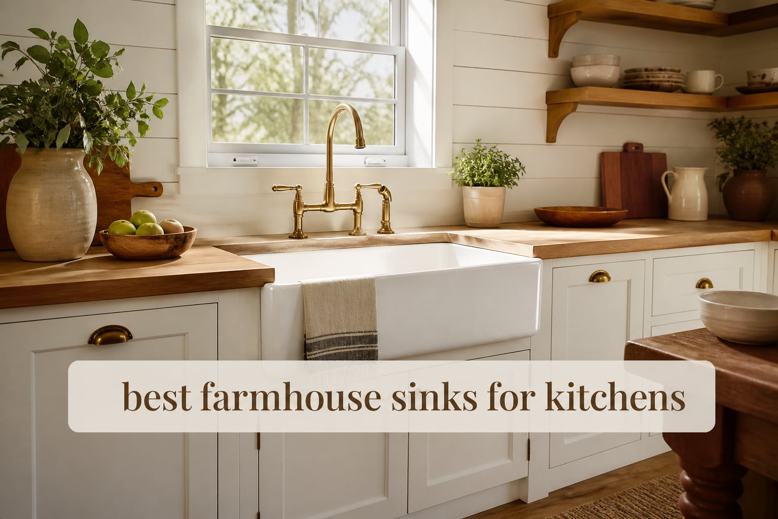 best farmhouse sinks for kitchens