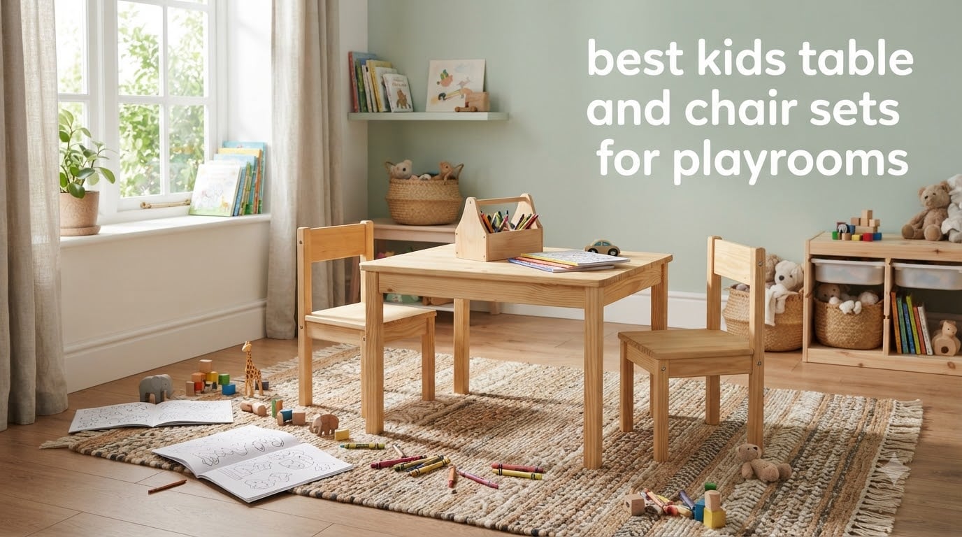 best kids table and chair sets for playrooms