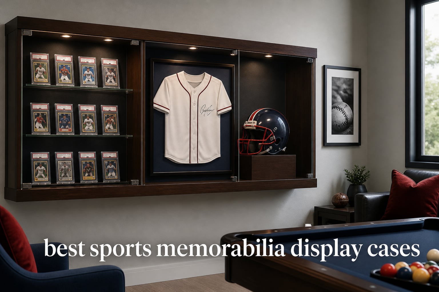 best sports memorabilia display cases