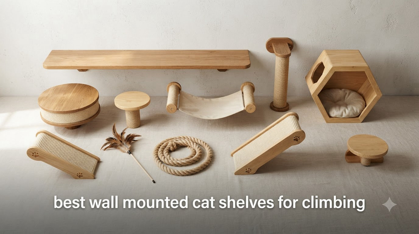 best wall mounted cat shelves for climbing