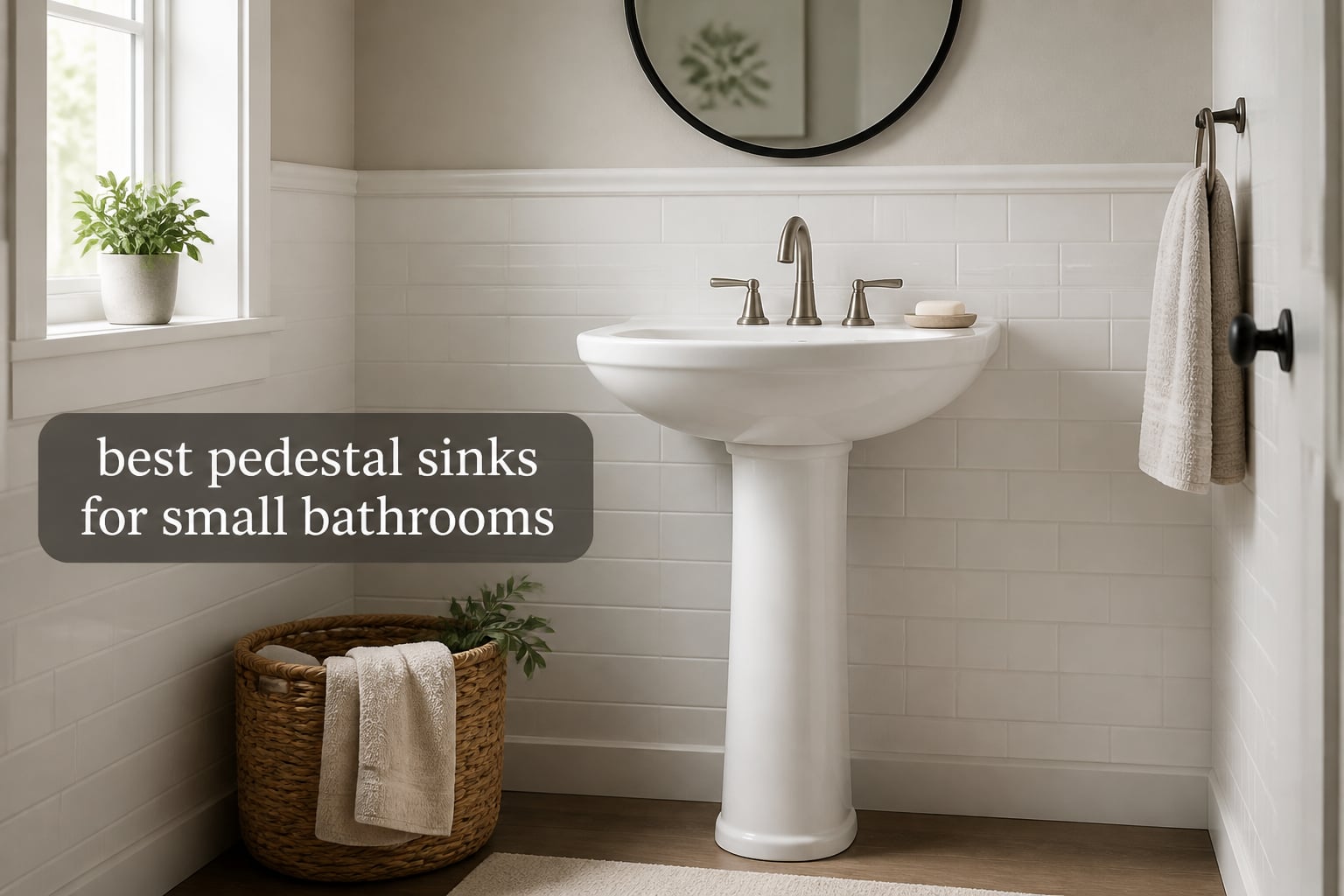 best pedestal sinks for small bathrooms