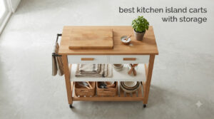 best kitchen island carts with storage