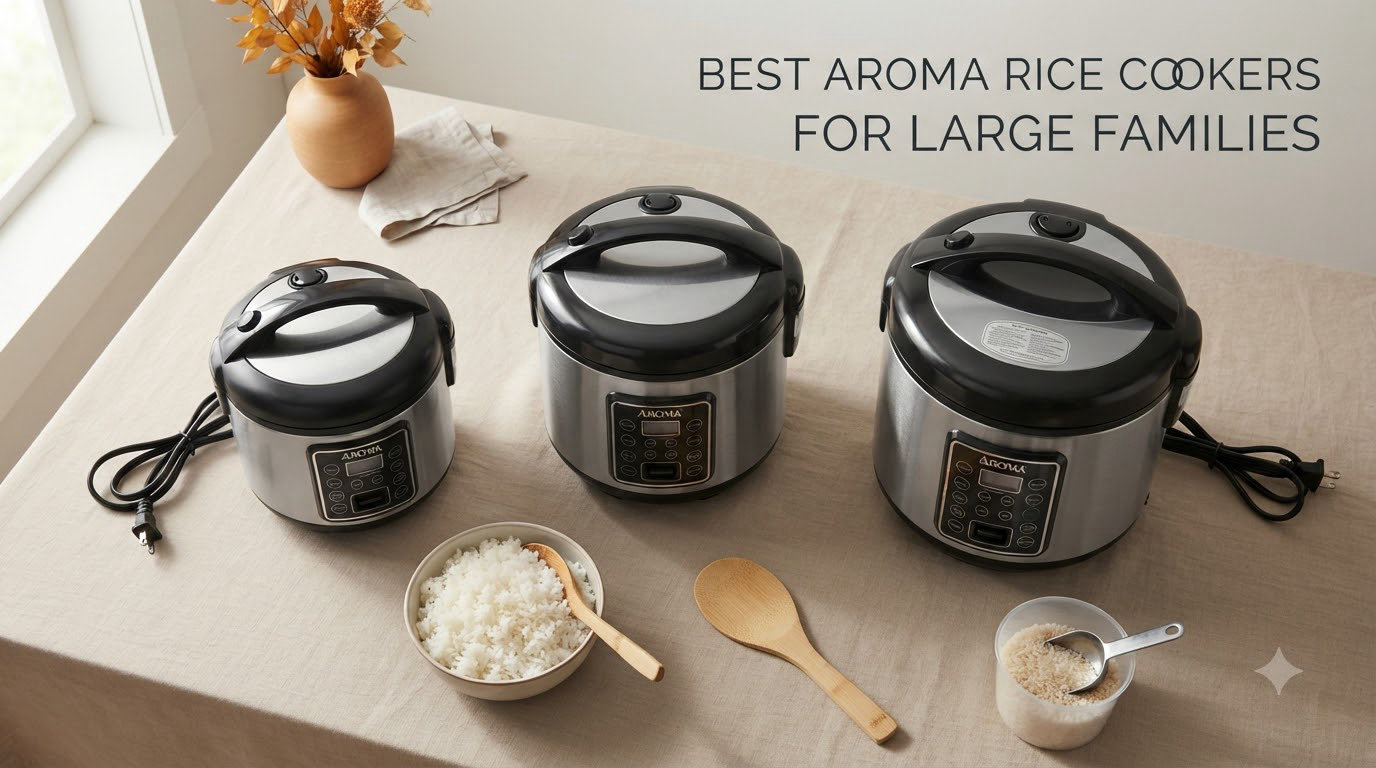 best aroma rice cookers for large families