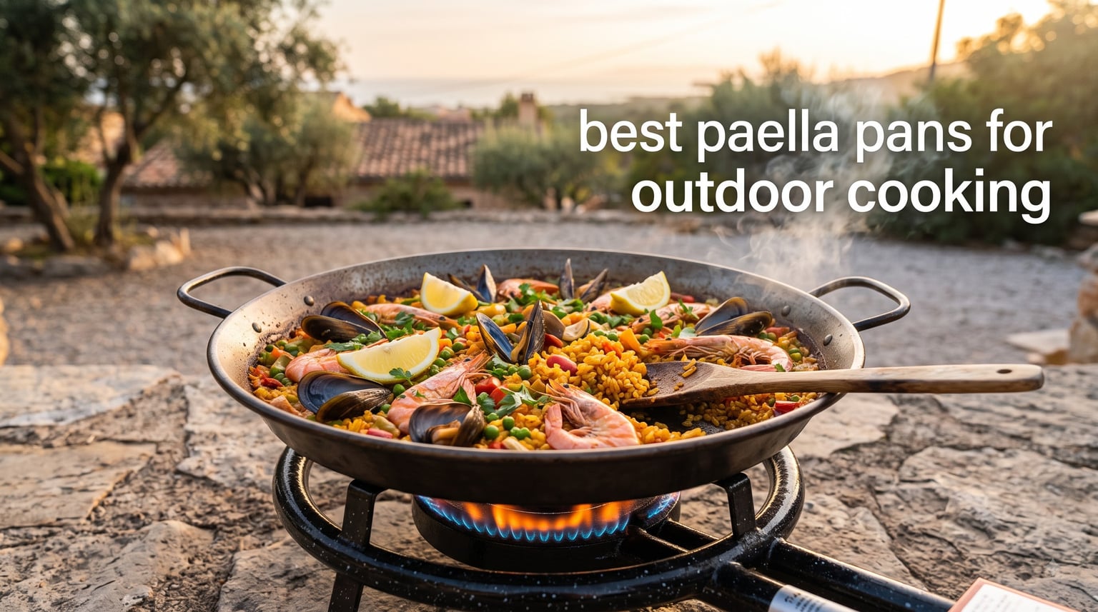 best paella pans for outdoor cooking