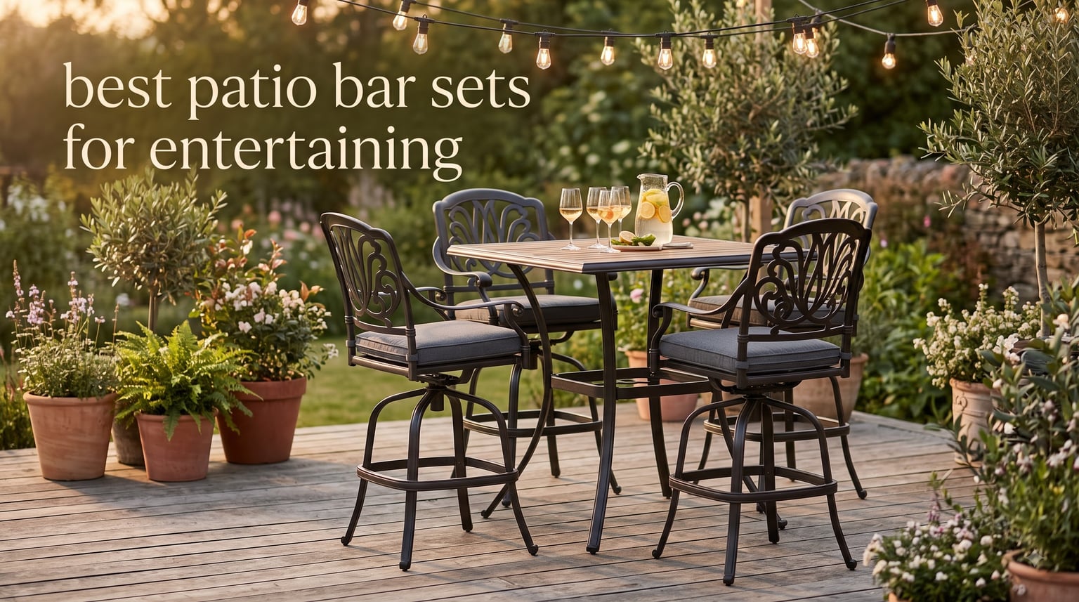 best patio bar sets for entertaining