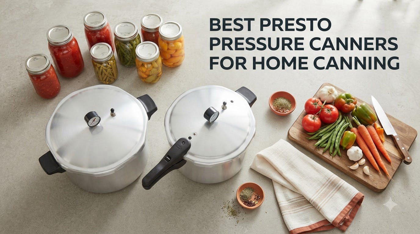 best presto pressure canners for home canning