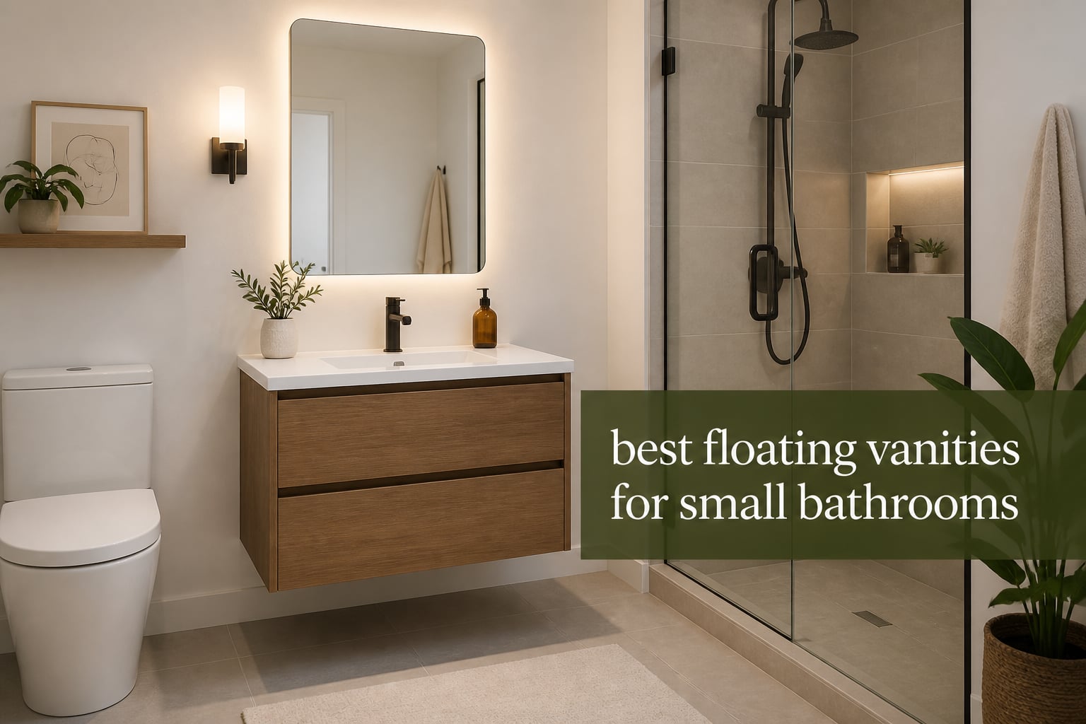 best floating vanities for small bathrooms