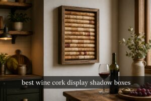 best wine cork display shadow boxes