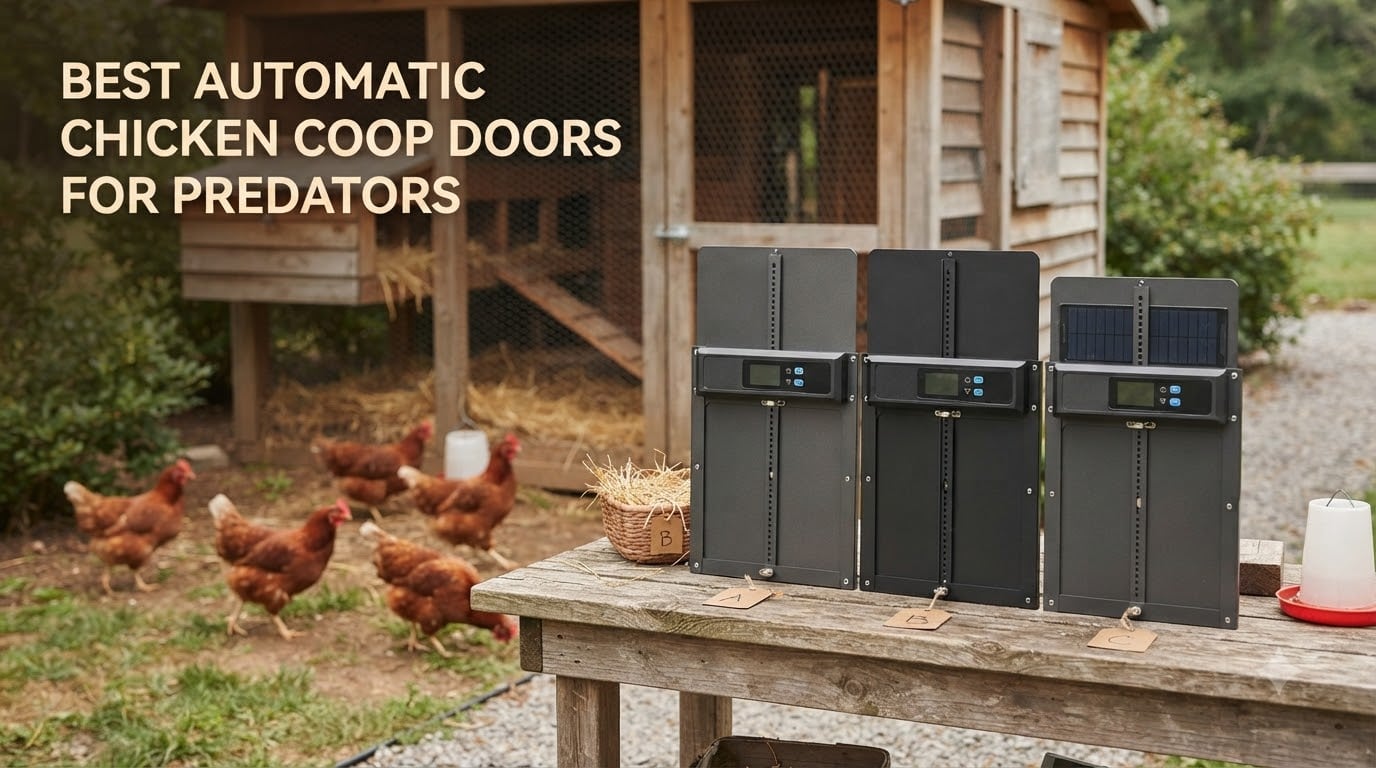best automatic chicken coop doors for predators